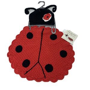 New LITTLE NEWCOMERS BABY'S FIRST Photo Photographing Ladybug Crochet Outfit